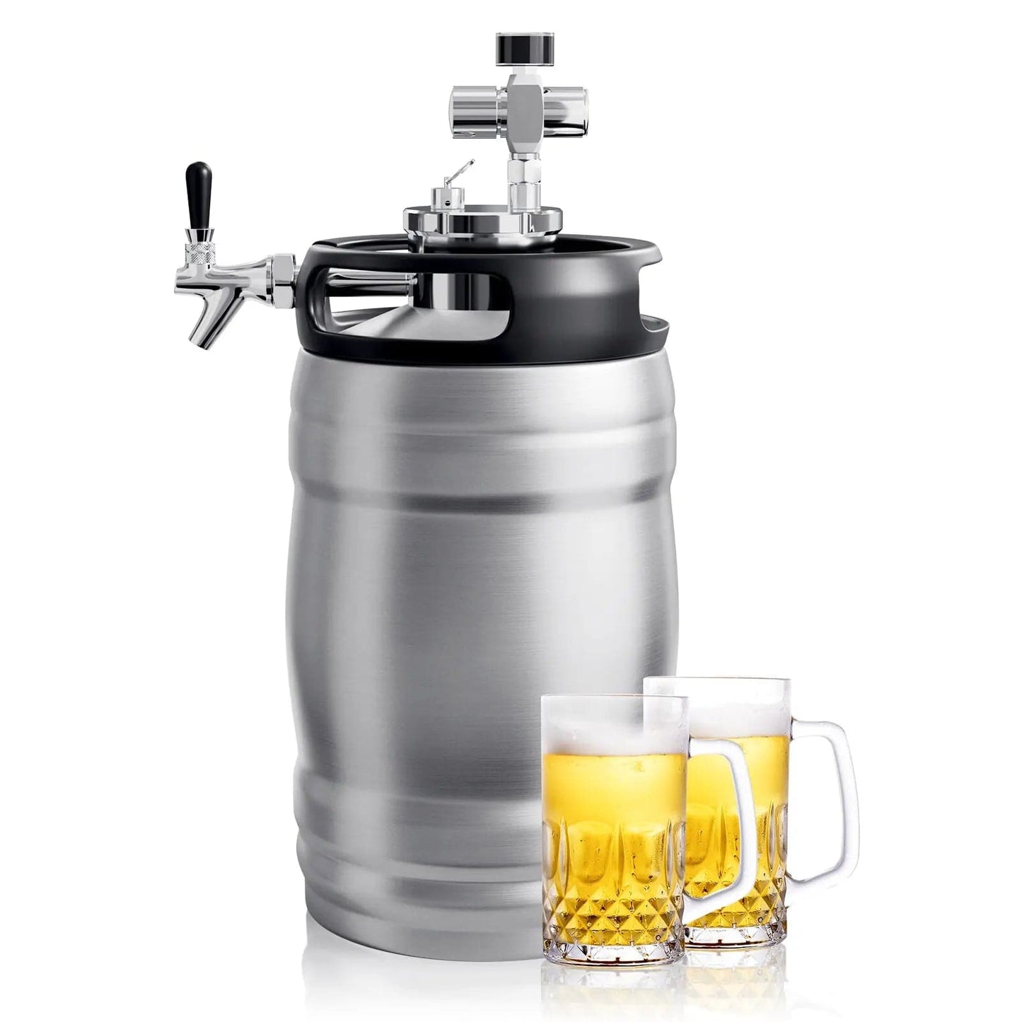 tmcraft 1.3 gal double walled beer keg growler main photo