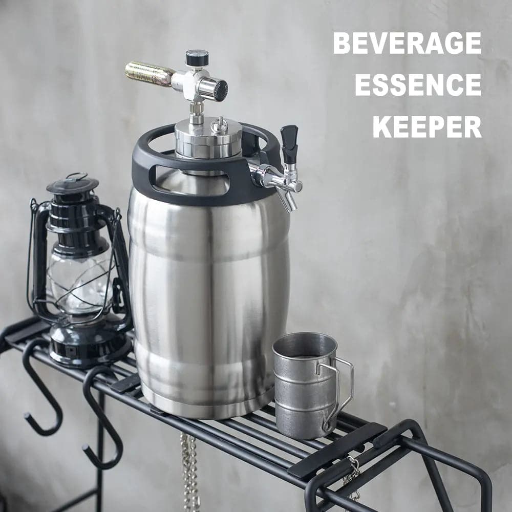 tmcraft 1.3 gal double walled beer keg growler show photo