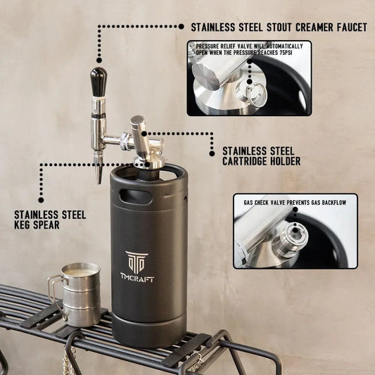 tmcraft 128oz nitro cold brew coffee maker products details