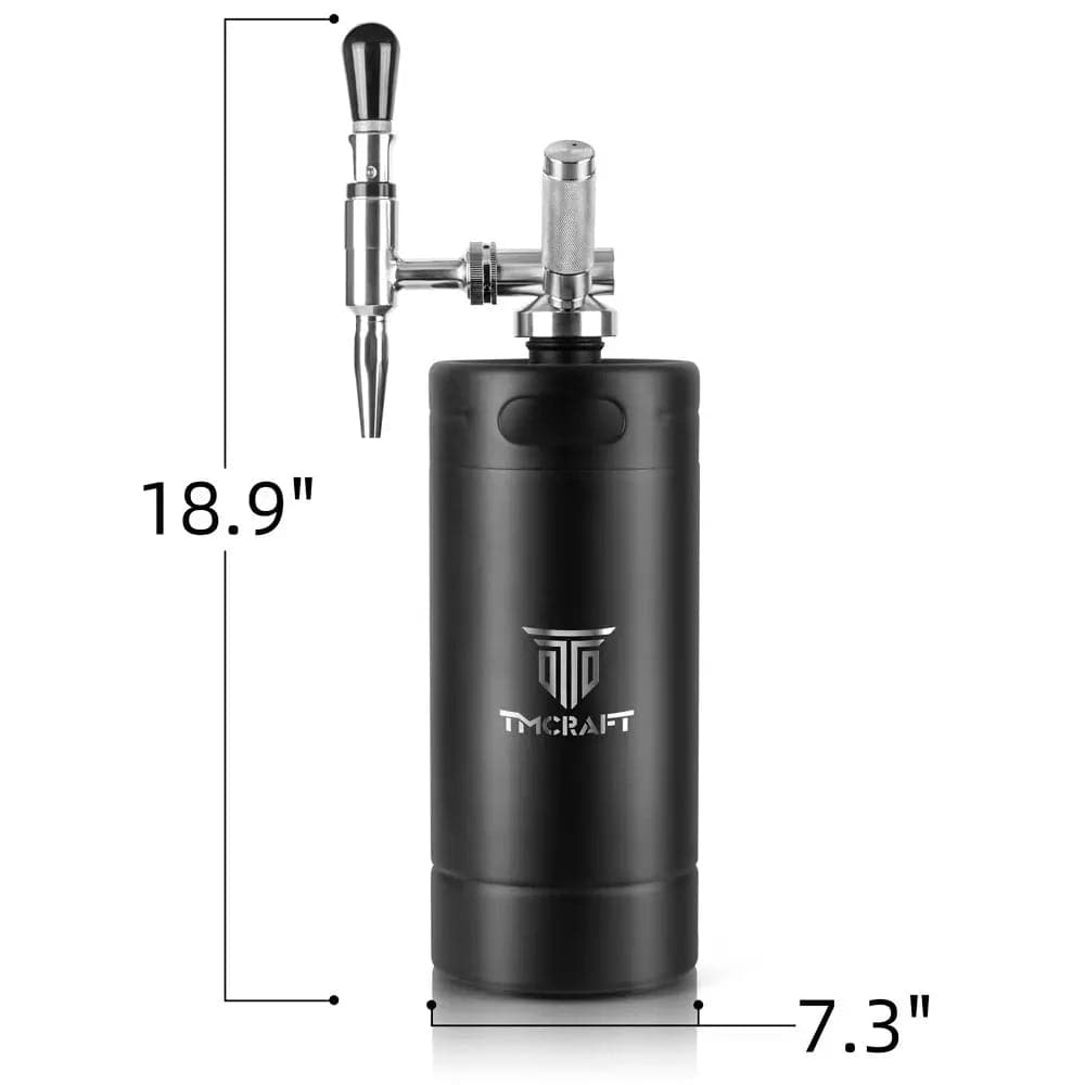 tmcraft 128oz nitro cold brew coffee maker size photo