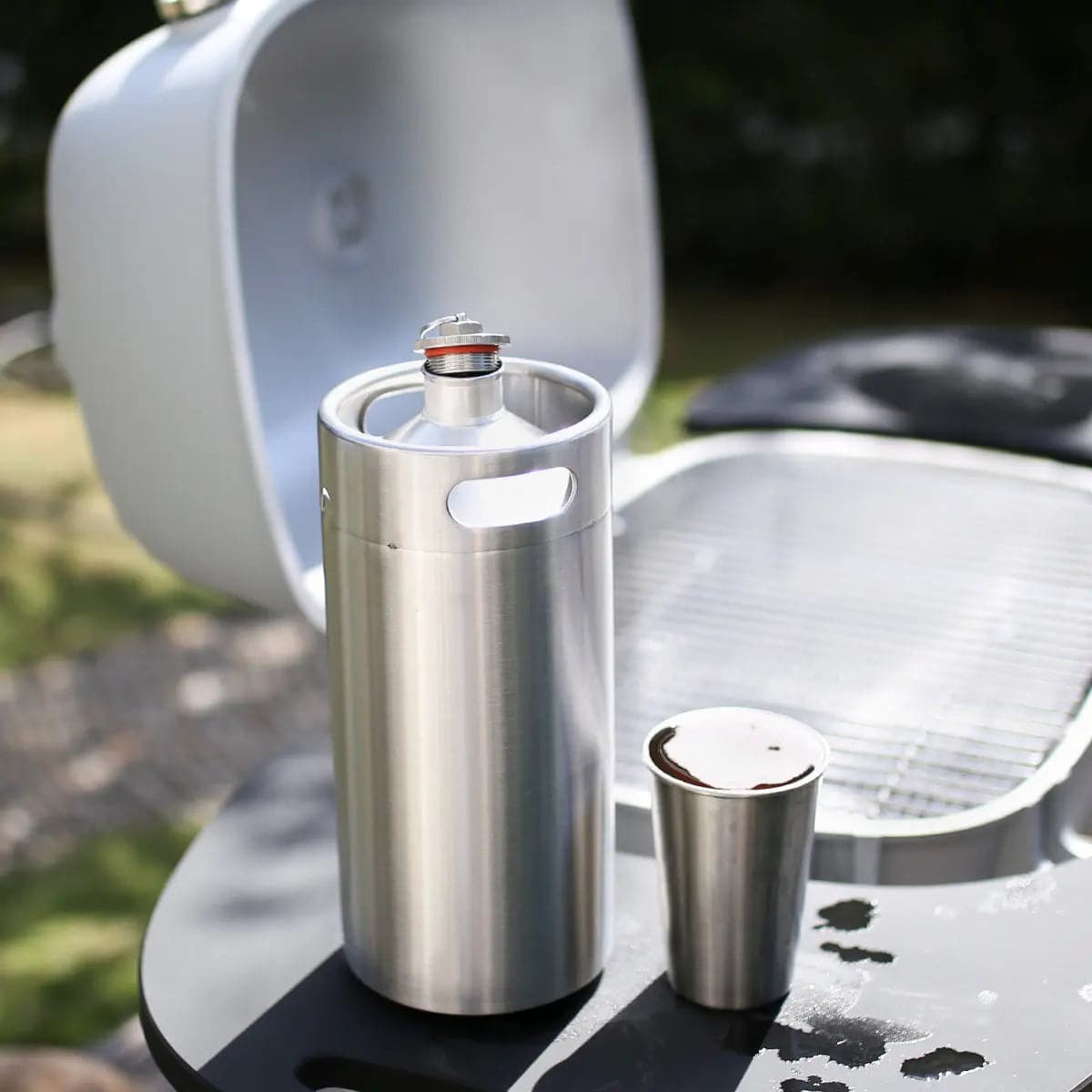 tmcraft 128oz stainless steel mini keg show photo