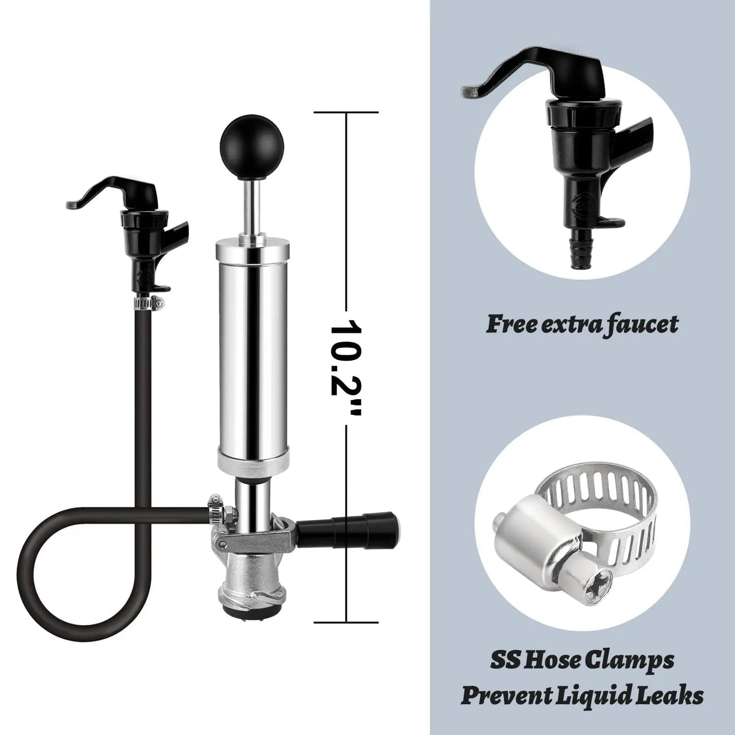 tmcraft 4 inch beer keg party pump size photo