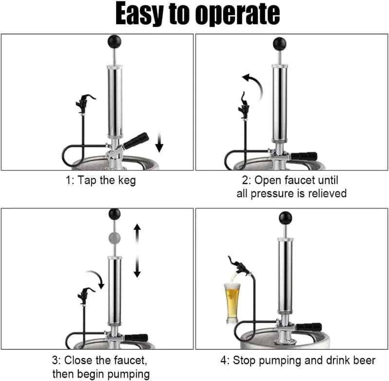 tmcraft 4 inch beer keg party pump introduction photo