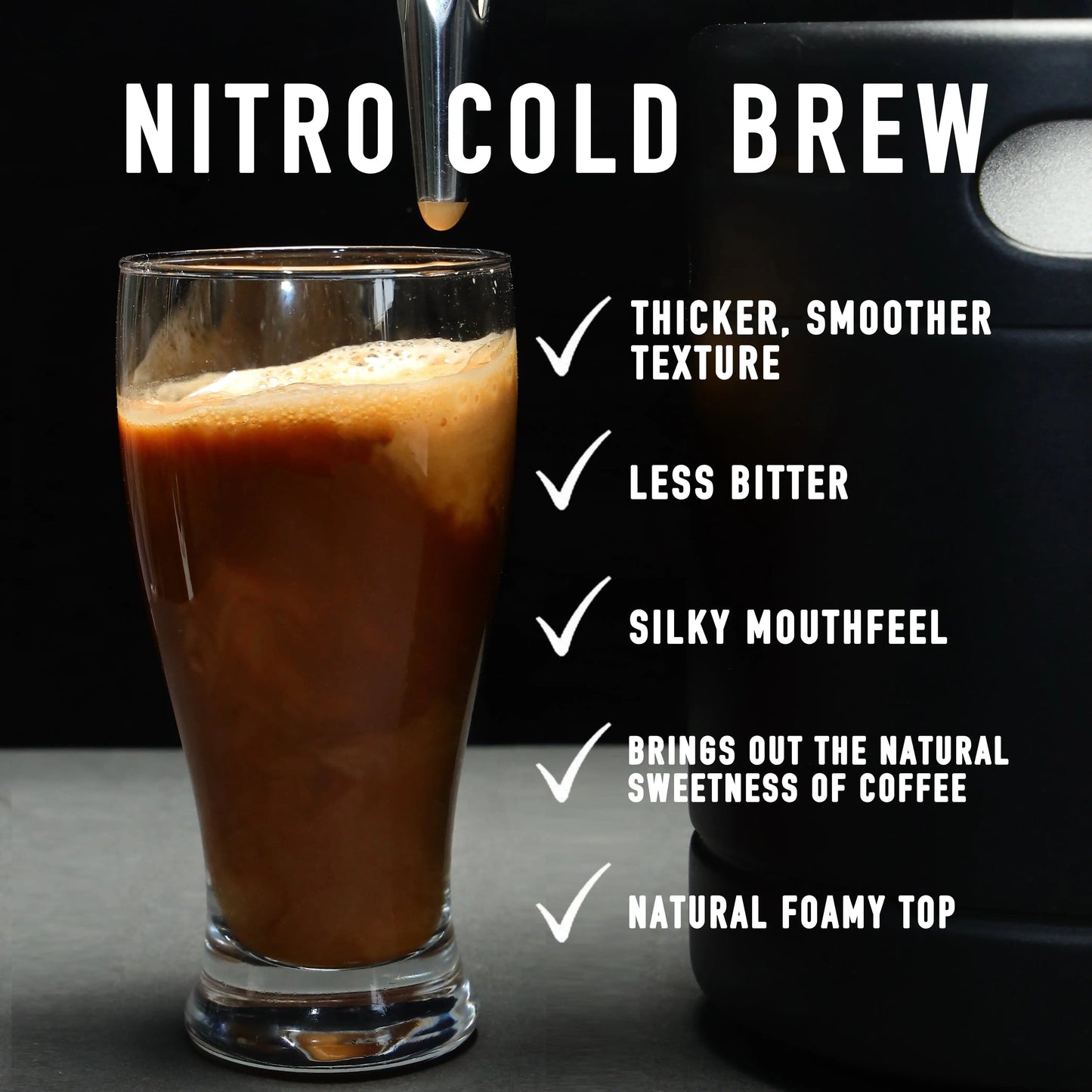 tmcraft 64oz nitro cold brew coffee maker introduction photo