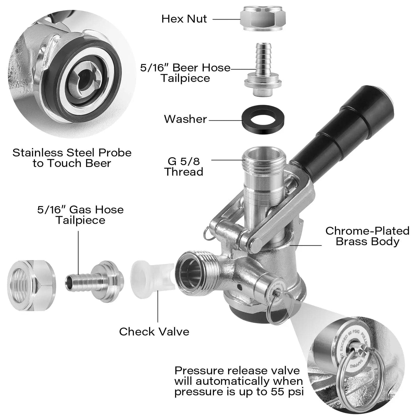 tmcraft beer keg coupler products details