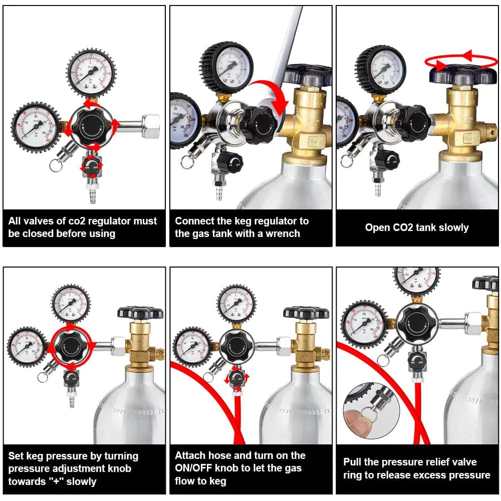tmcraft beer keg dual gauge co2 regulator introduction photo