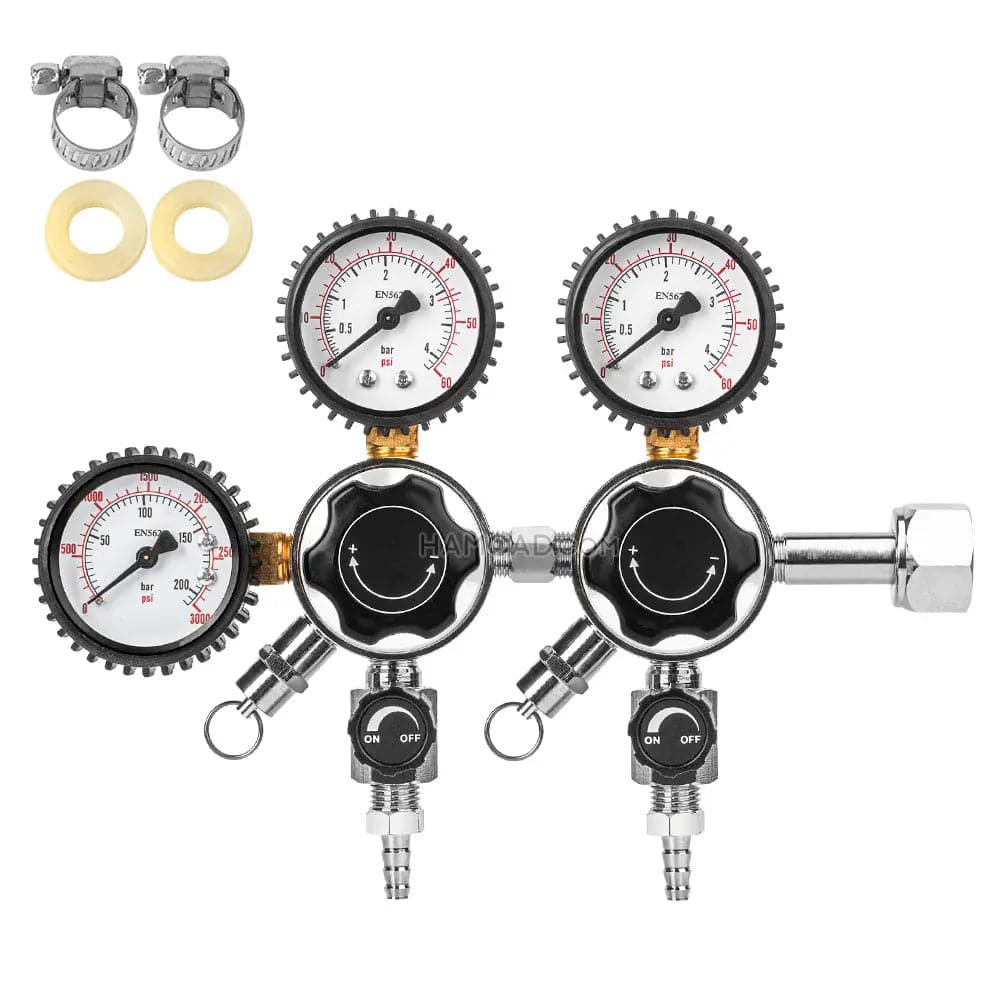 tmcraft beer keg triple gauge co2 regulator main photo