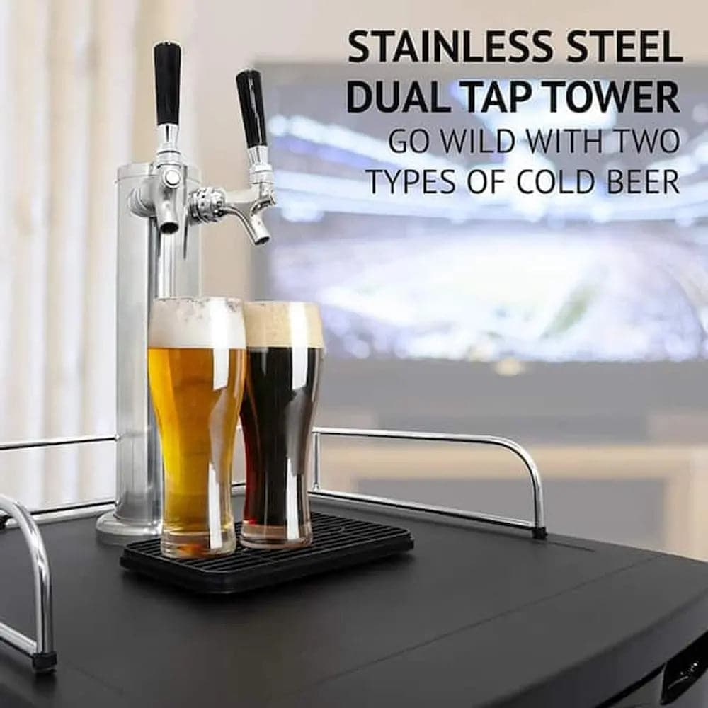 tmcraft double tap kegerator tower kit show photo