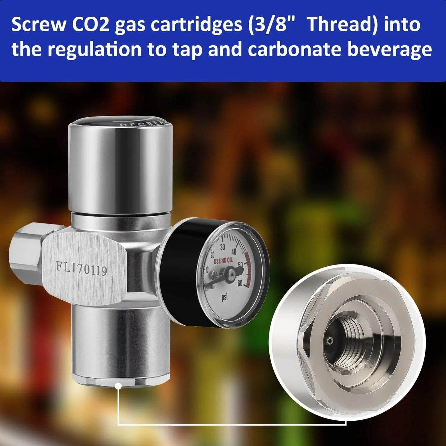 tmcraft mini beer keg charger regulator products details 1