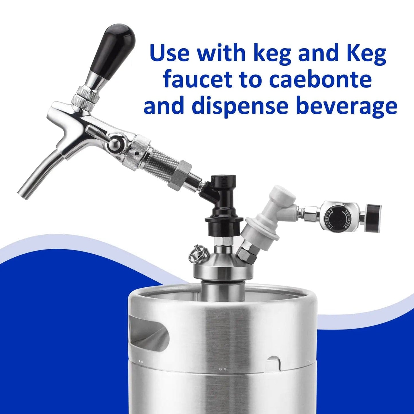tmcraft mini beer keg charger regulator introduction photo