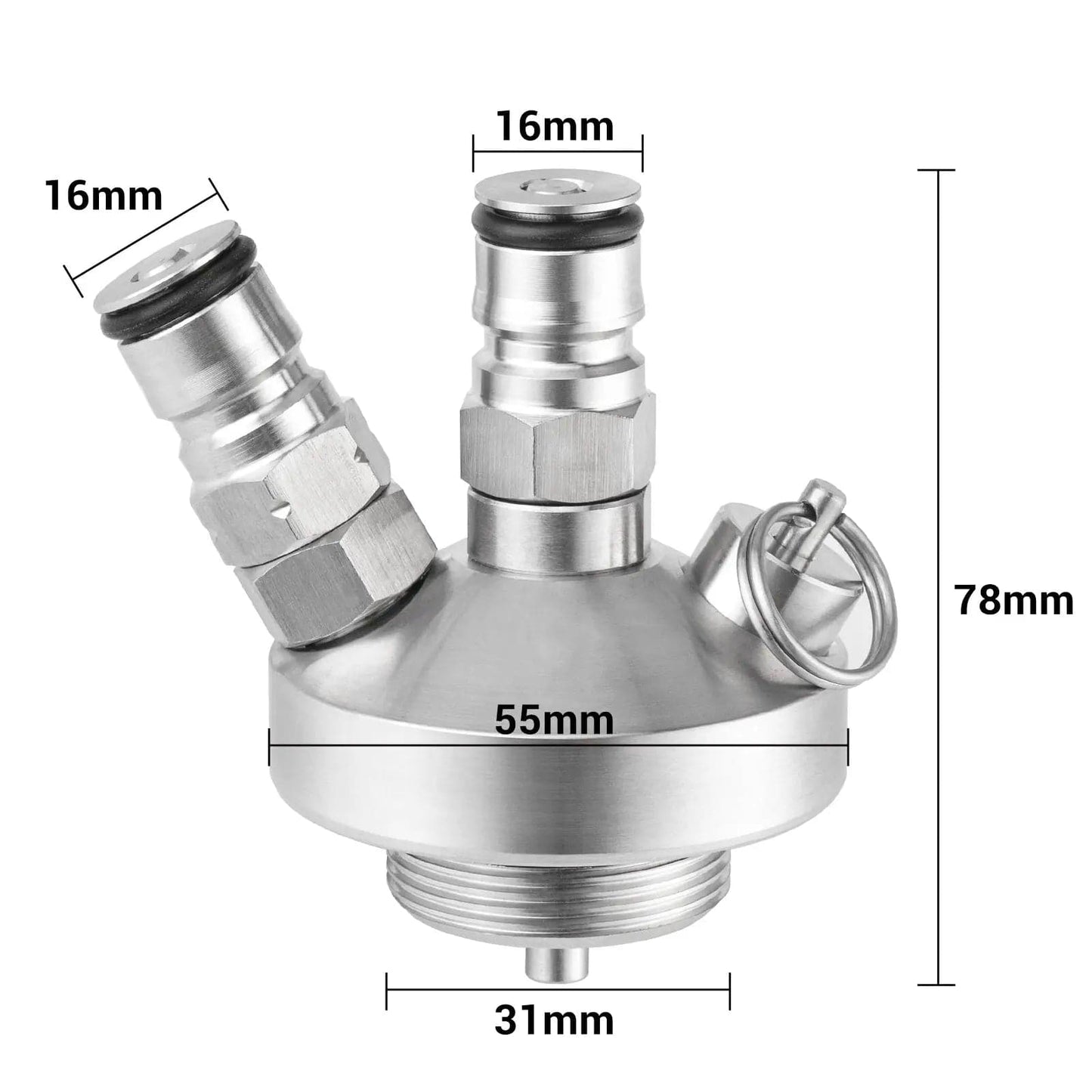 tmcraft mini beer keg dispenser size photo