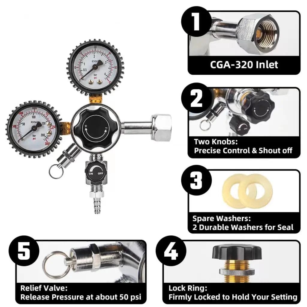 tmcraft single tap kegerator tower kit dispense details