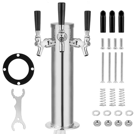 tmcraft triple faucet draft beer tower dispenser main photo