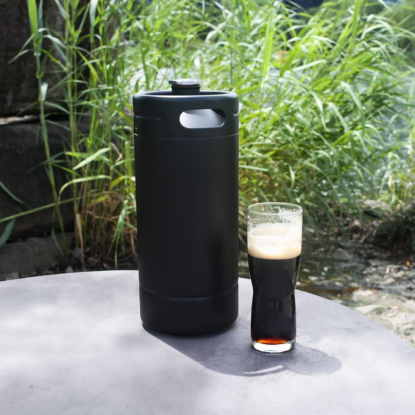 TMCRAFT 128oz Stainless Steel Mini Keg Black