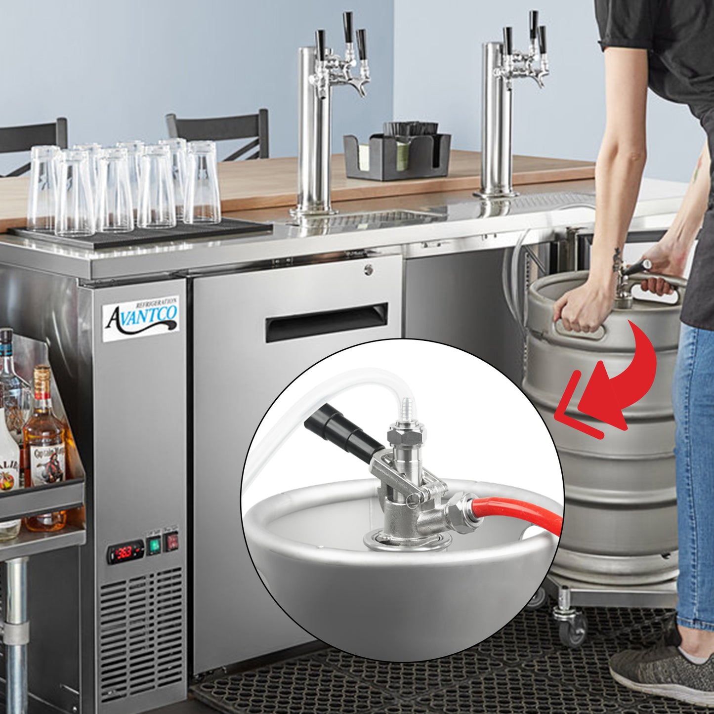 TMCRAFT Beer Keg S System Coupler