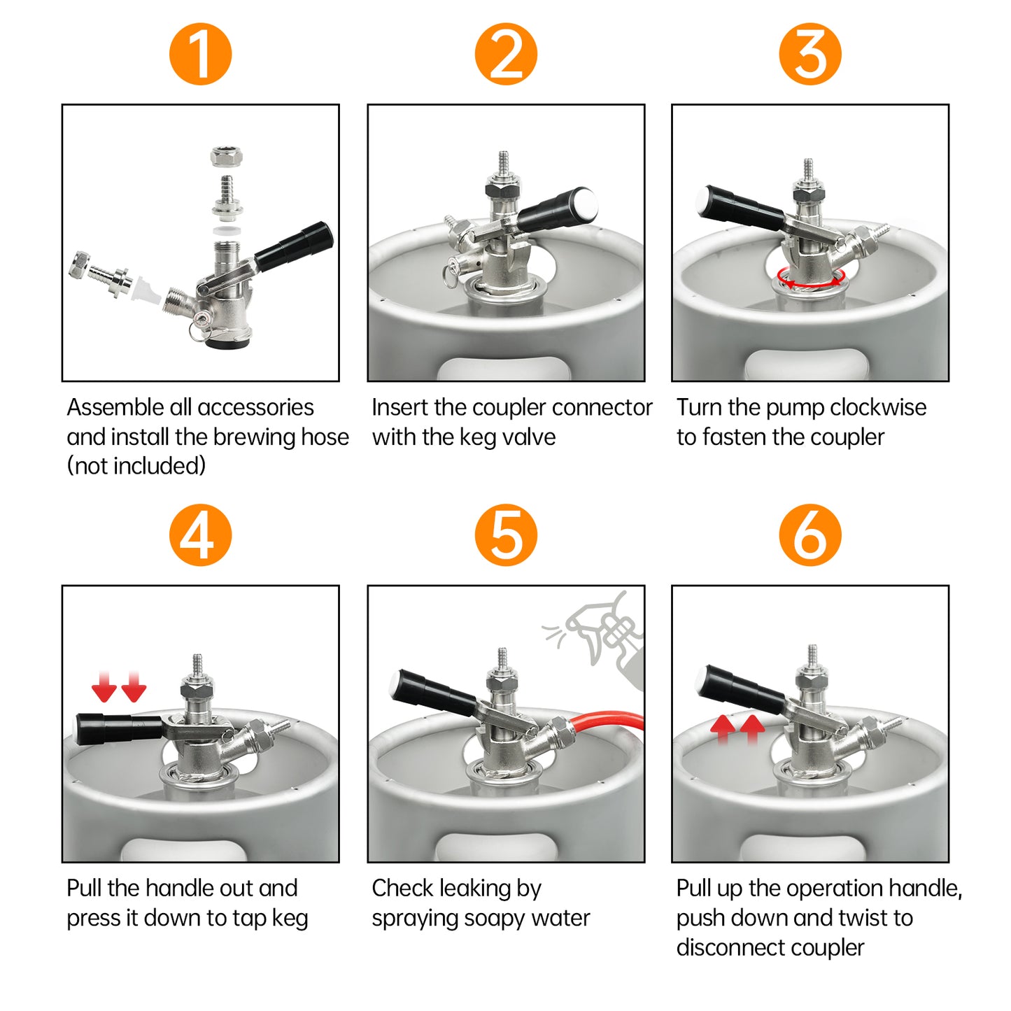 TMCRAFT Beer Keg S System Coupler