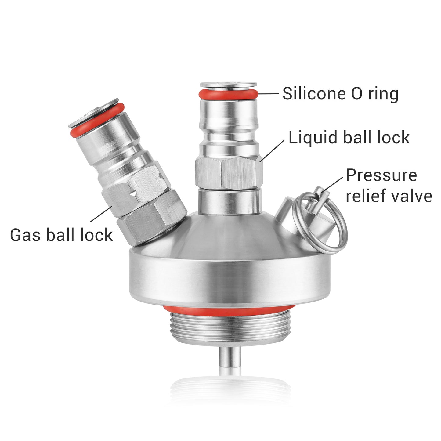 TMCRAFT Mini Beer Keg Dispenser Red