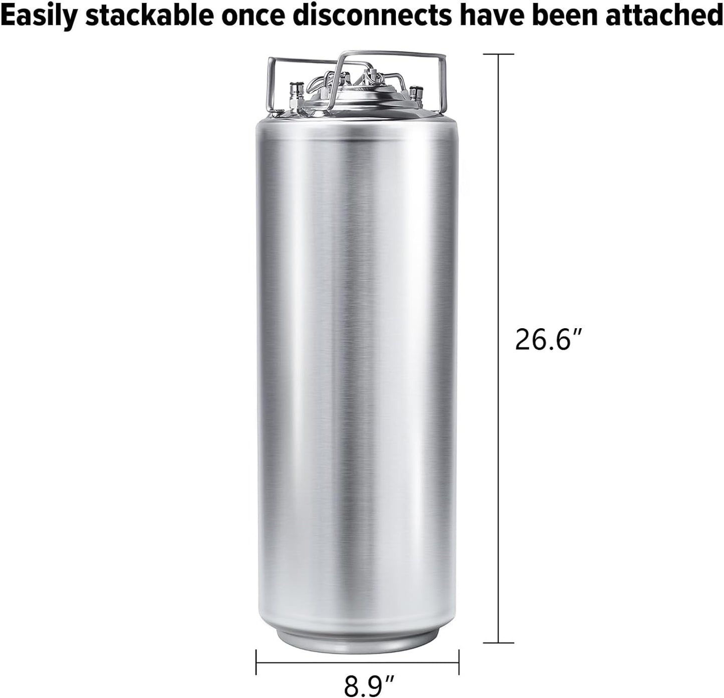 TMCRAFT 6.5 Gallon Ball Lock Keg