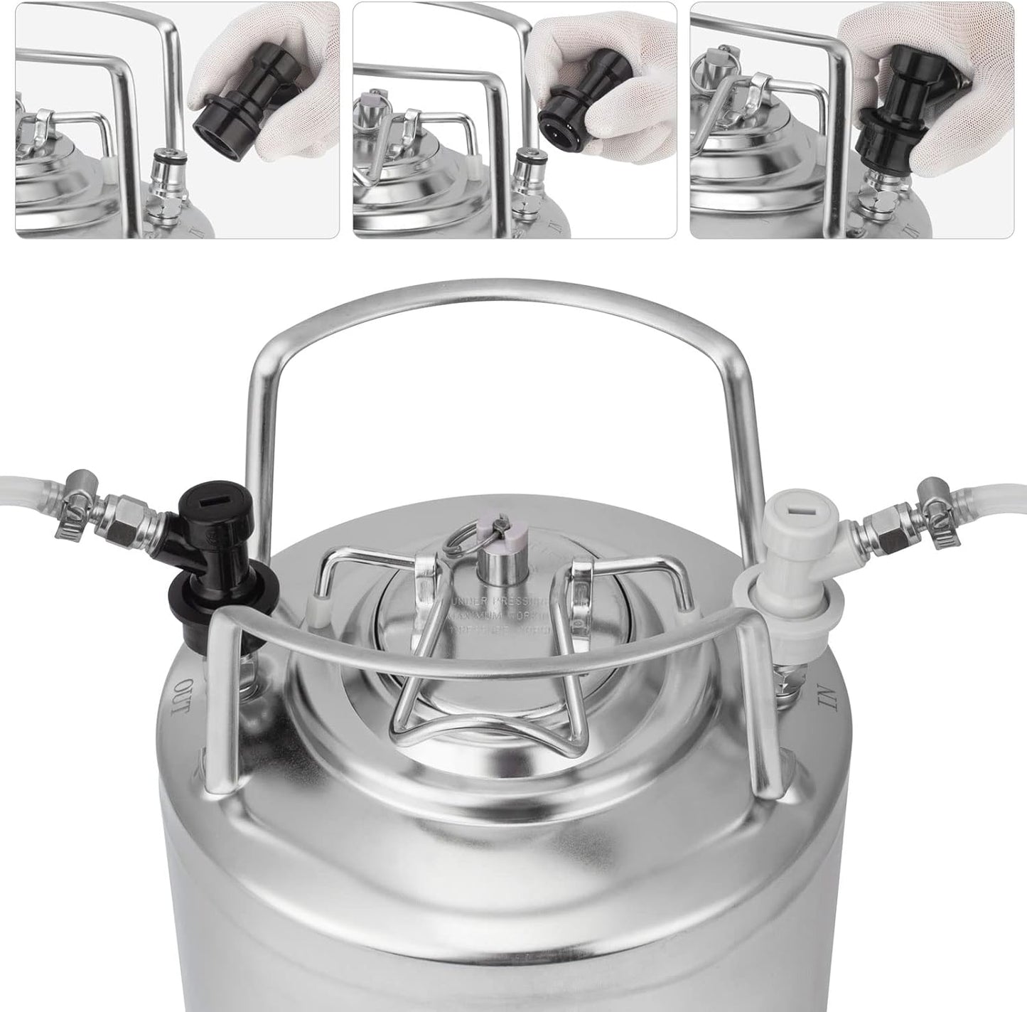 TMCRAFT 6.5 Gallon Ball Lock Keg