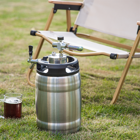 tmcraft 1.3 gal double walled beer keg growler details page products details