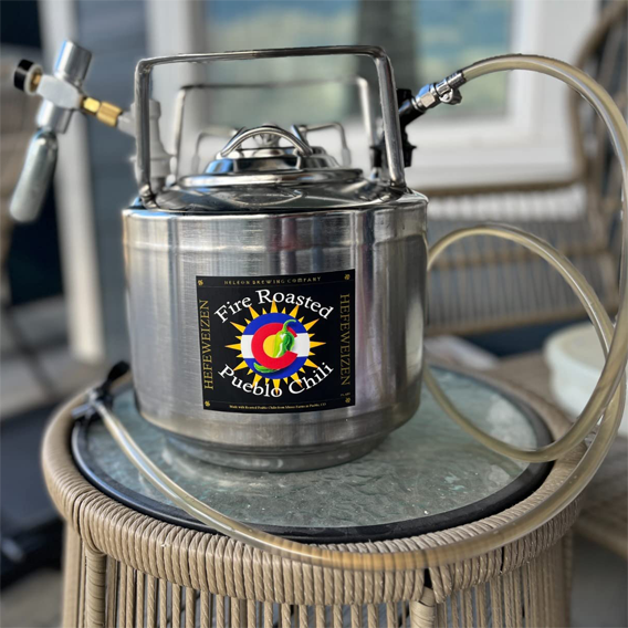 tmcraft 1.6 gallon mini corny keg details page products details
