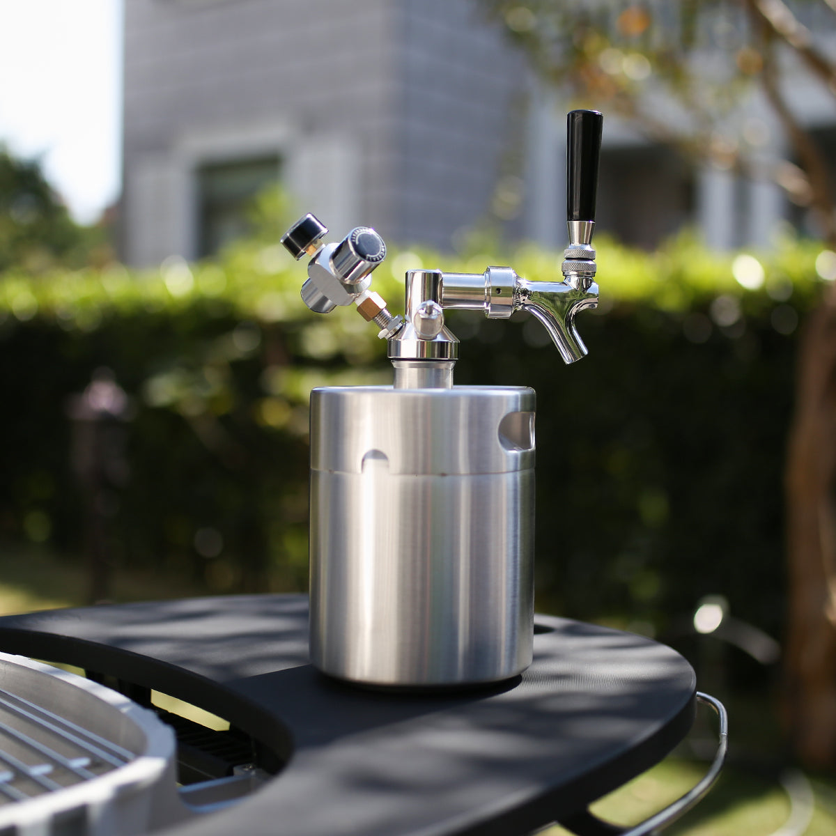 tmcraft 64oz mini keg growler silver details page products details
