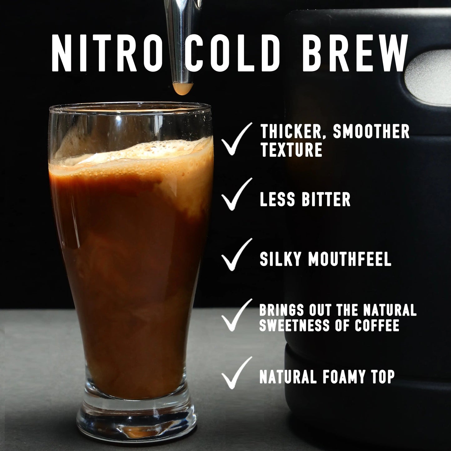 tmcraft 128oz nitro cold brew coffee maker introduction photo