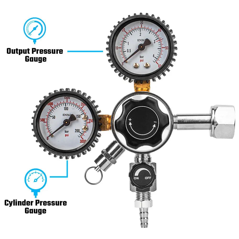 tmcraft beer keg dual gauge co2 regulator products details 2