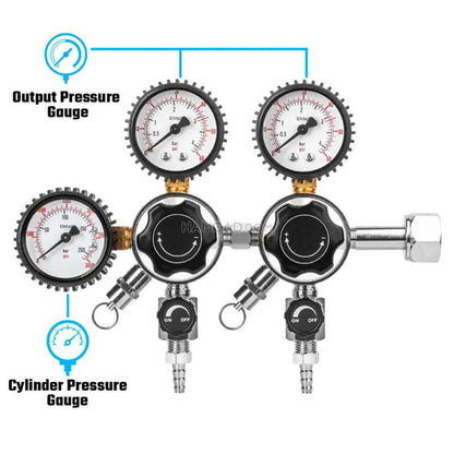 tmcraft beer keg triple gauge co2 regulator products details 2