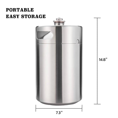 TMCRAFT 270oz Stainless Steel Mini Keg