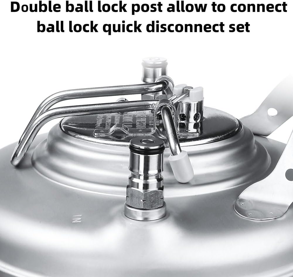 TMCRAFT 5 Gallon Ball Lock Keg with Single Handle