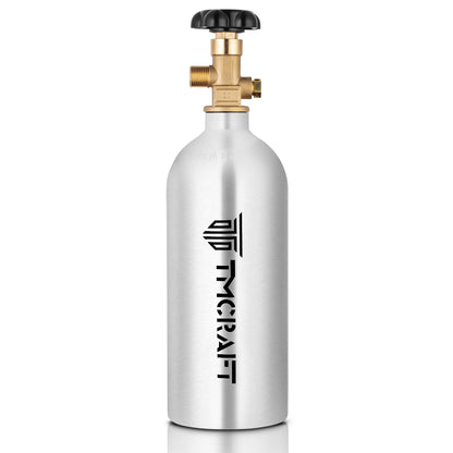 TMCRAFT 2.5lbs CO2 Gas Tank Silver