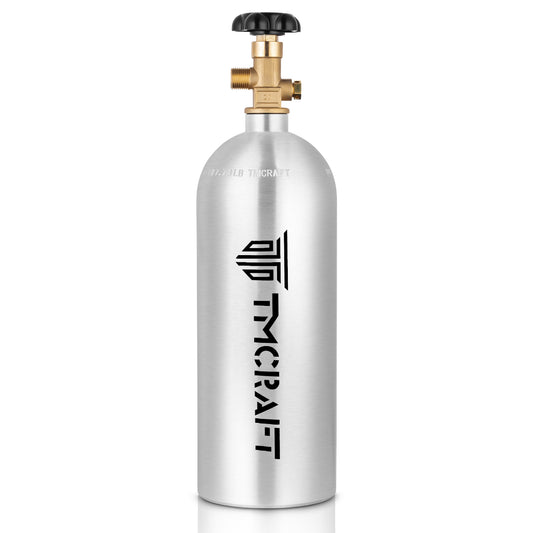 TMCRAFT 5lbs CO2 Gas Tank Silver