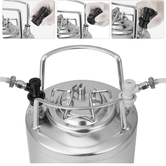 tmcraft 1.6 gallon mini corny keg details page products details 1
